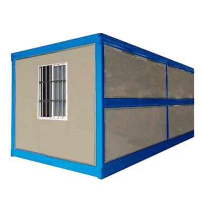 China Easy to install prefabricated steel structure folding container houses for villas prefab house for sale