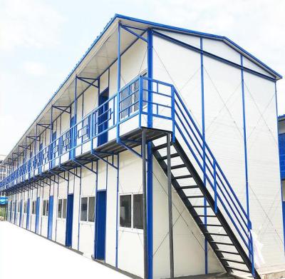 China Low-cost light steel structure prefabricated houses for labor camps or offices for sale