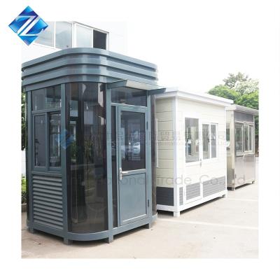 China Modular guard house prefabricated guard booth parking ticket booth portable guard room cabin for sale