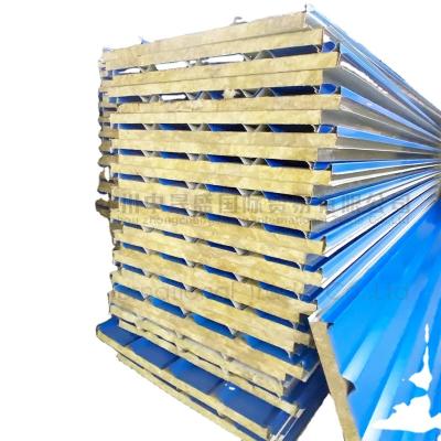 China ZCS Fire Resistant Rock wool Sandwich Panel Mineral Wool Composite Rock Wool Insulation for sale