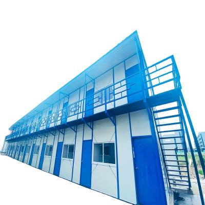 China ZCS Super Low Cost Containers Prefabricated House Fast Build Light Steel Tiny Prefab House Apartment for sale