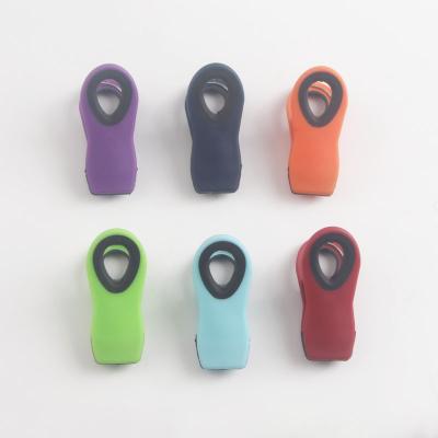 China Viable Custom Logo Household Multi-Function Plastic Promotional Magnetic Clip Multi-Function Paper Clip With 6 Set Magnetic Clips for sale