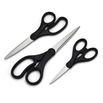 China Stainless Steel Shear Scissors Set Student Scissors Set 3 Pc Pack Universal Scissors for sale