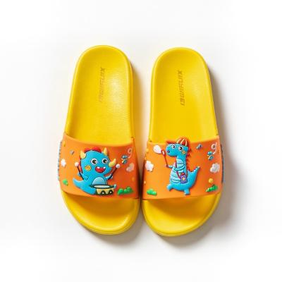 China Wholesale Lightweight Summer Children's Slippers PVC Indoor Children's Bathroom Anti-slipped Cartoon Child Unisex Slide Shoes for sale