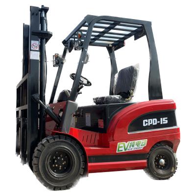 China Hotels Small lithium battery electric forklift with a capacity of 1.5 tons, 2.0 tons, and 3.0 tons for sale