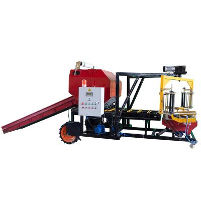 China Green storage feed Automatic Corn Silage Packing Machine Silage Baler Machine for Sale Mini Power Item Color Weight Bale Origin Type Straw High ISO for sale