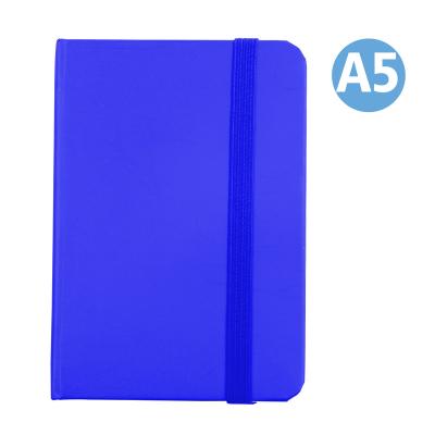 China Wholesale Good Quality Eco-friendly Monochrome Continuous Line Notebook A5 Hard Blue Notebook For School for sale