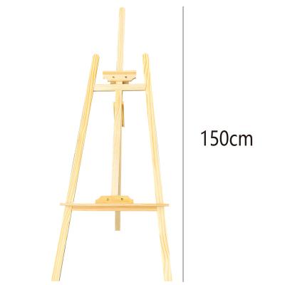 China Cheap Eco-friendly Professional Artist Adjustable Folding Wooden Display Sketching Easel For Painting Rack for sale