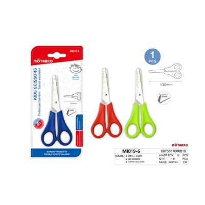 China Eco-friendly Metal Blade Stationery Hand Office Scissors Student Plastic Scissor For School Paper for sale