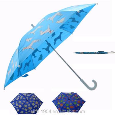 China Advertising/Decoration Gift/Party Dog Cartoon Printing Change Color Children Umbrella for sale