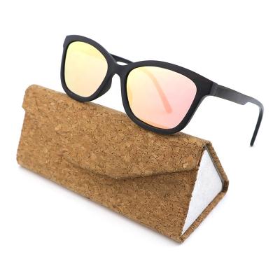 China Hot Selling Sunglasses Sports Small Cat Eye Vintage Pink Sport Sunglasses Matte Black Frame Sun Glasses for sale