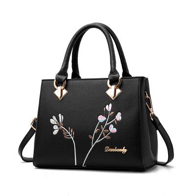 China PU Waterproof Fashion Tote Bag For Women Ladies High Quality Handbag Single Shoulder Tote Bag for sale