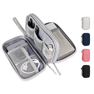 China Waterproof Dustproof Portable Multifunctional Carrying Cases Travel Digital Memory Bag Earphone Wire Accessories Handbag Storage Box Pocket for sale