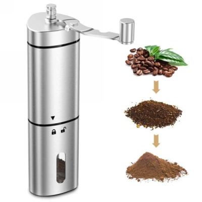 China Who respects the environment. Amazon Stain Coffee Grinder Manual Commercial Cafe Stainless Steel Easy Crank Coffee Grinder For Sale for sale