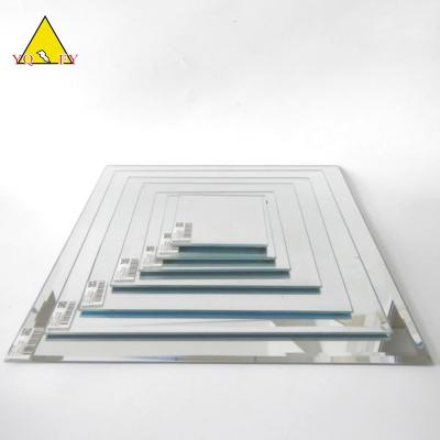 China Home Decoration Square Glass Mirror With Cushions On The Backside For Decoration for sale