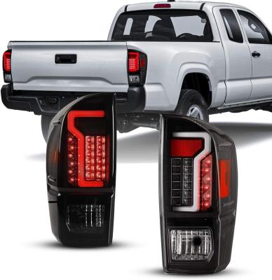 China Polymethyl Methacrylate 12V LED Glow Bar Tail Lights Waterproof Universal Rear LED Tail Light For Toyota 2016-2021 Tacoma for sale