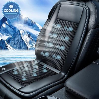 China Simple Color Without Pattern High Quality Hot Sale Summer Cool Breathable Comfort 3D Mesh Fabric Cover Car Seat Cushion for sale