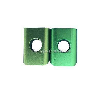 China Tatoo Machine Parts Customized Wholesale CNC Machining Aluminum Parts With Green Colored Anodizing Metal Precision CNC Turning Parts for sale