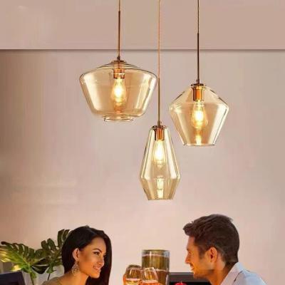 China Modern dining simple chandelier personality bedroom bedside chandelier bar aisle restaurant head chandelier for sale