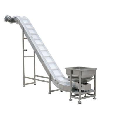 China Customizable Inclined Belt Type Bucket Elevator Conveyor For Packaging Industry for sale