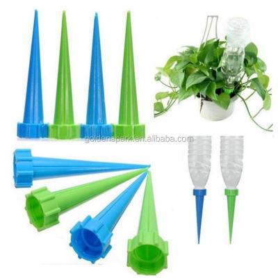 China Eco-Friendly Automatic Watering Irrigation Nails 10 Pieces Plant Irrigation Watering Bottle School Office Flower Tools for sale