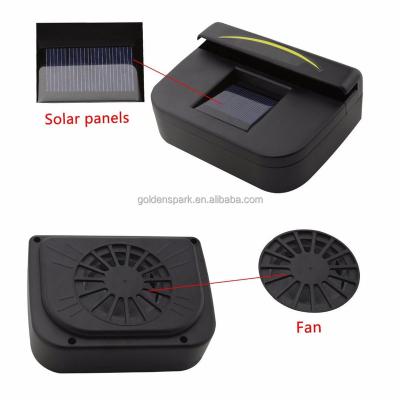 China Cool Solar Powered Car Window Windshield Vent Fan System Auto Cooler Fan for sale