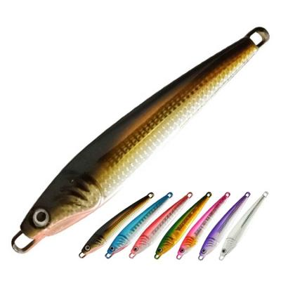 China Alloy 40g 50g 60g 70g Metal Jig Lead Fishing Lures Lead Casting Lures Long Casting Japan Style Metal Bait for sale