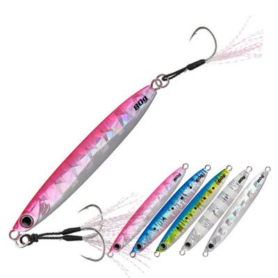 China New Lead Alloy Shore Model and Slow Pitch Trout Bass Bait Long Casting Metal Lead Building Artificial Fish for sale