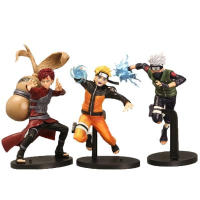 China Anime PVC Model Kakashi Uzumaki Gaara Action Figure Figure Home Model Toy Desktop Ornament for sale