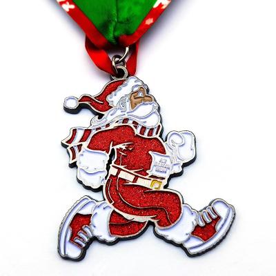 China Custom Metal 5K Marathon Running Sport Zinc Alloy Race Medals Japan OEM Christmas Medal for sale