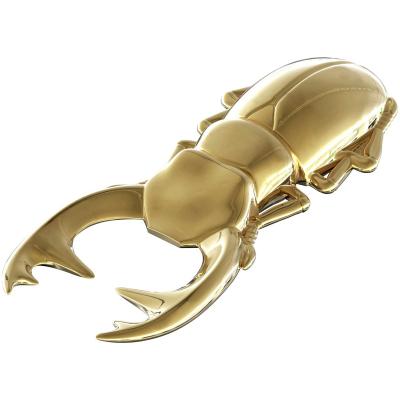 China Creative China Making Beetle Stainless Steel Bottle Opener Solid Durable Openers Creative Kitchen Tools for sale