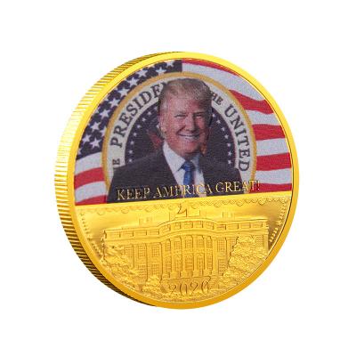 China American President Donald Trump Collectible Gold Plated Europe 45th Coin Keep America Great 2020 for sale