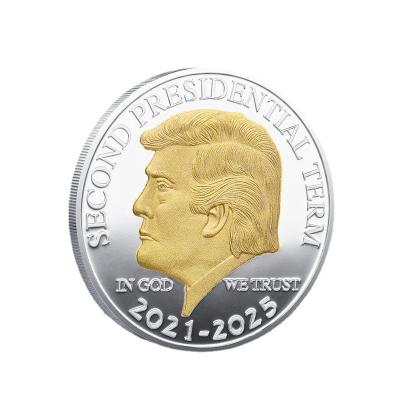 China Gold Color Presidential Election Europe Trump Coin Challenge Commemorative Coin Collectibles for sale