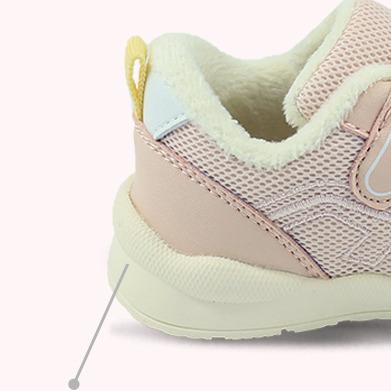 China OEM/ODM Pink Kids Casual Style Sports Breathable Breathable Shoe For Baby Toddler Microfiber Cotton Sole Shoes for sale