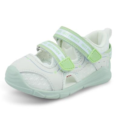 China Lightweight baby non-slip sports shoes green small fresh wind 2022 new children's shoes functional sandals for sale