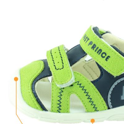 China High Quality Light Green Summer Baby Infant Walking First For The Best Functional High Quality Cute Cotton Soft Sandals for sale