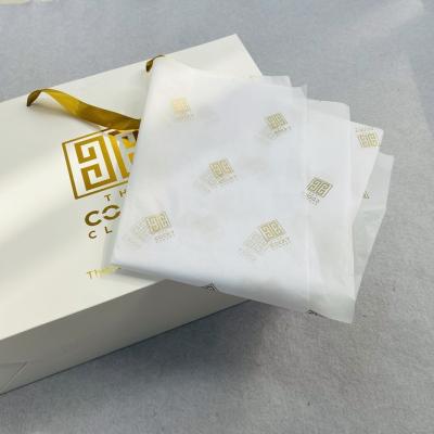 China materials cheap custom logo recycled wrapping paper for gift packaging/tissue paper for promotion OEM logo for kids clothes for sale