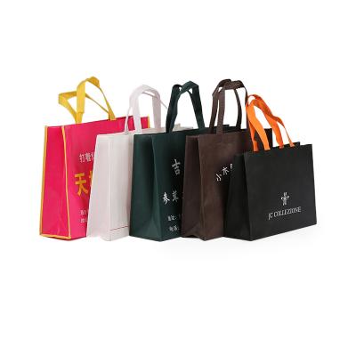 China Hot Sale Recyclable Promotional Cheap Price Nonwoven Grocery Bag Matte Laminated Custom Shopping Tote for sale