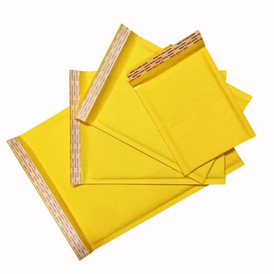 China OEM custom plastic yellow bubble mailers air bubble mail bag poly packing from POLY manufacturer for sale