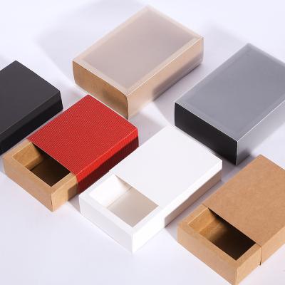 China Custom Rectangular Paper Packaging Box Drawer Box Rectangular Packaging Box for sale