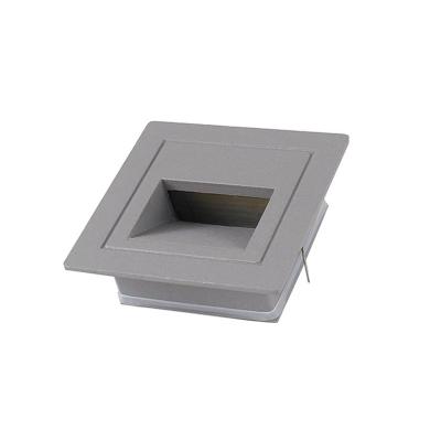 China Outdoor Garden IP65 220v Recessed Stair Wall Lights 3w 2700k-6500k 12v 86*86mm for sale