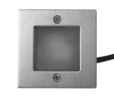 China Garden 3W 5w Recessed Step Light Stainless Steel Outdoor Wall Garden Path Spot In Ground Lighting for sale