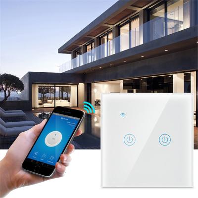 China Smart Home Alexa Google Voice Control Smart Home System UEMON 1/2/3 Band Smart Switch Module Home Wifi Switch for sale