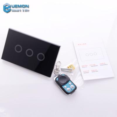 China UEMON Electric Remote Control Switch Exquisite Touch Smart Switch Socket Home Automation for Electrical Control System for sale