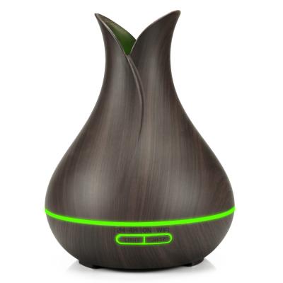 China Color Changing LED Light Up Newest 400ml WiFi Smart Oil Diffuser Cool Mist Air Humidifier Scent Air Diffuser With 7 Colors LED Lamp for sale