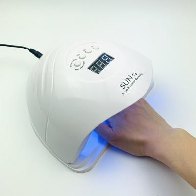 China New Professional LED Gel Salon 80W Quick Cure Nail Gel Polish Led Curing Lamp Led UV Light Nail Dryer for sale