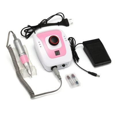 China Nail Beauty Products Wholesale Electric Manicure Machine Pedicure, Kupa Mani Pro Water Jet Nail Drill Head Digital Handpiece with Vacuum System for sale