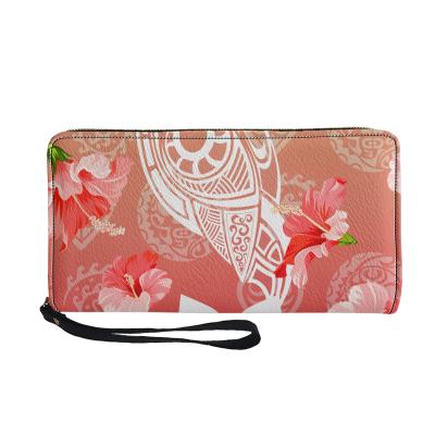 China 2022 New Design 2022 Change Credit Card Leather Women's Waterproof Female Wallet Pu Purse Long Wallet for sale