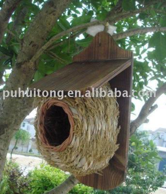 China Plant fiber bird roosting the pocket nest for sale