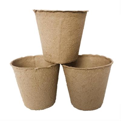 China Corrugated Pulp Nursery Garden Plant Flower Pots for sale